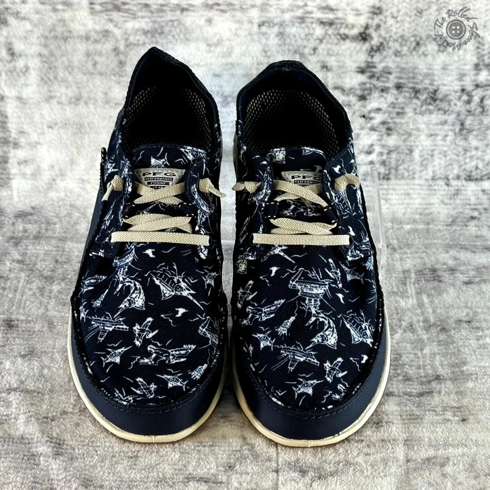 Columbia Men's Bahama Vent PFG Relaxed Boat Shoe‎ - Navy Blue - Size 8